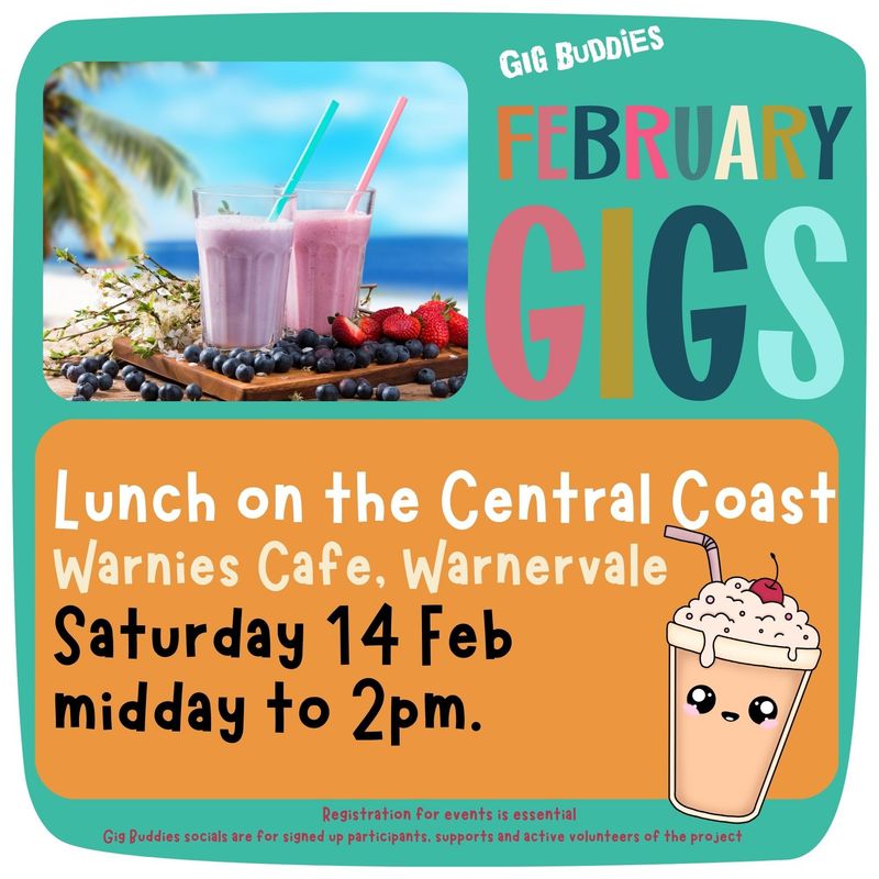 Lunch and crazy shakes @ Warnies, Warnervale - Saturday 14 February