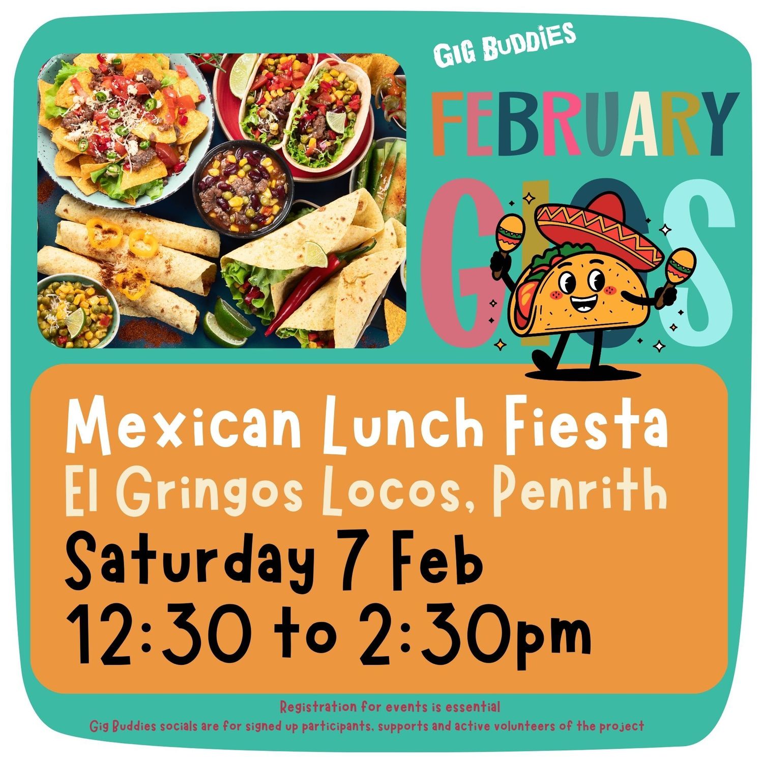 Mexican Lunch Fiesta @ El Gringos Locos Penrith - Saturday 7 February