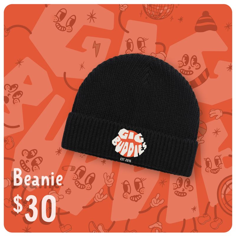 Black Limited Edition Beanie - Gig Buddies
