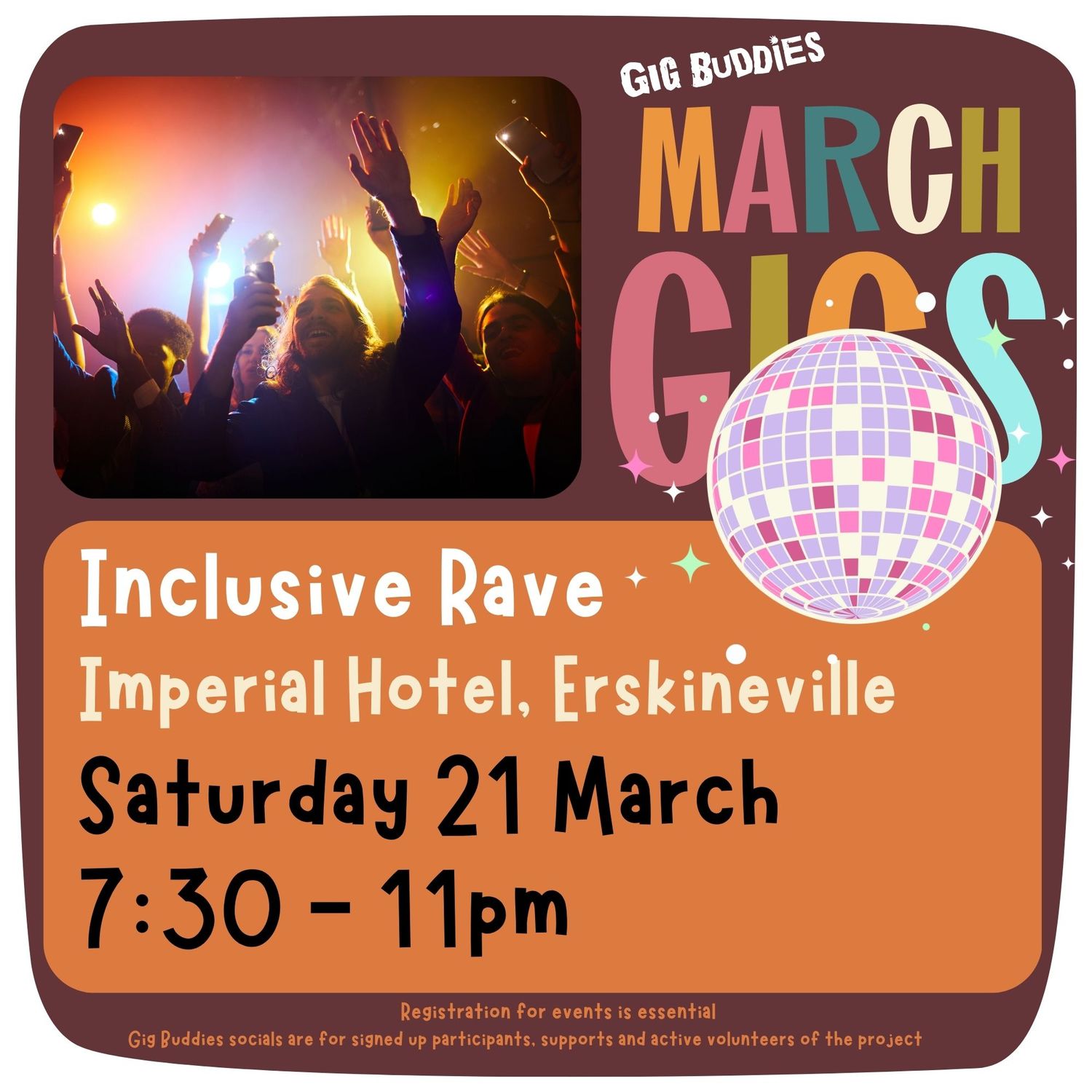 Inclusive Rave @ The Imperial Hotel, Erskineville - Saturday 21 March