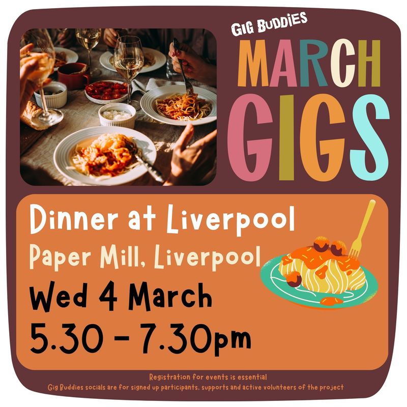 Dinner @ The Paper Mill Liverpool - Wednesday 4 March
