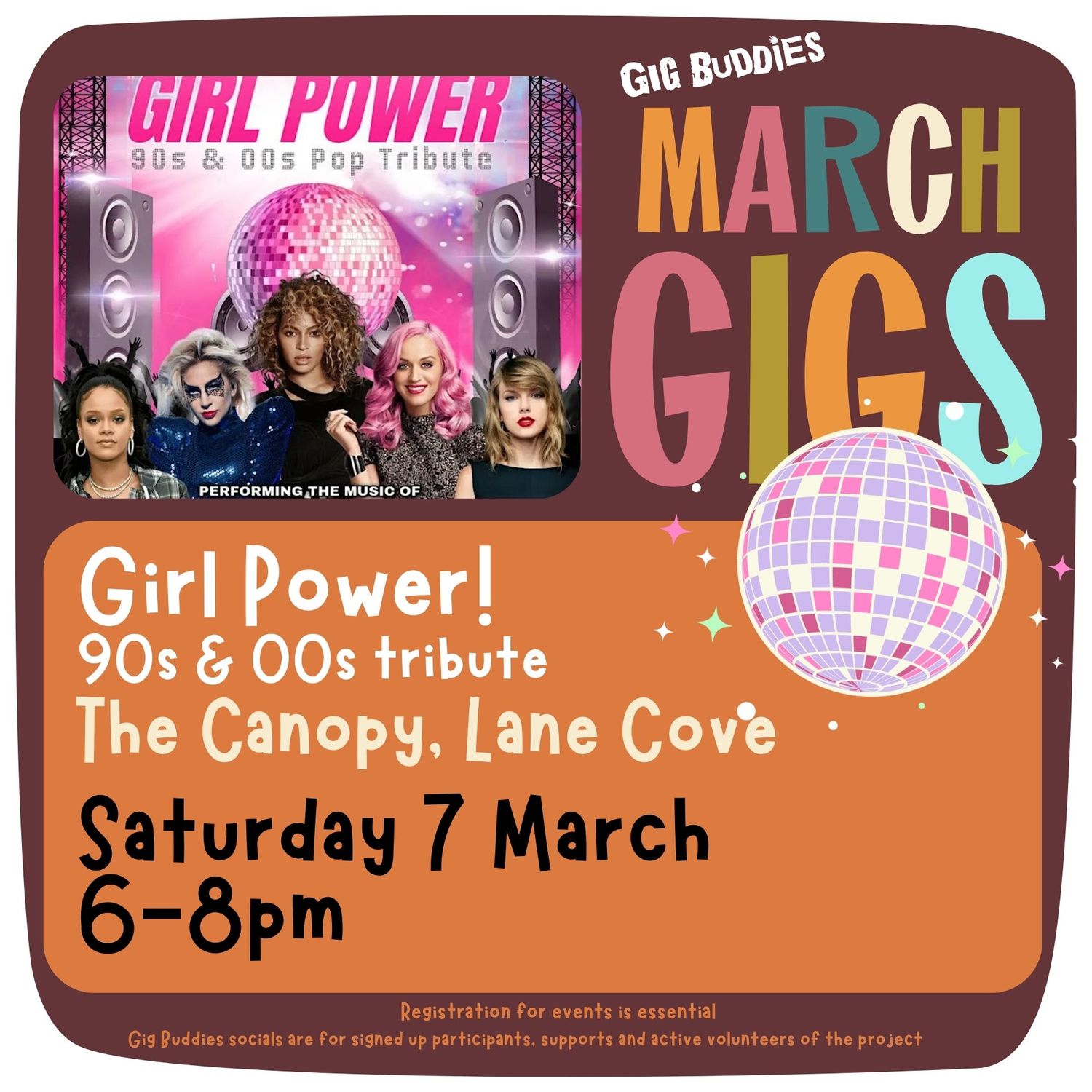 Girl Power! 90s and 00s Tribute Show @ The Canopy Lane Cove - Saturday 7 March