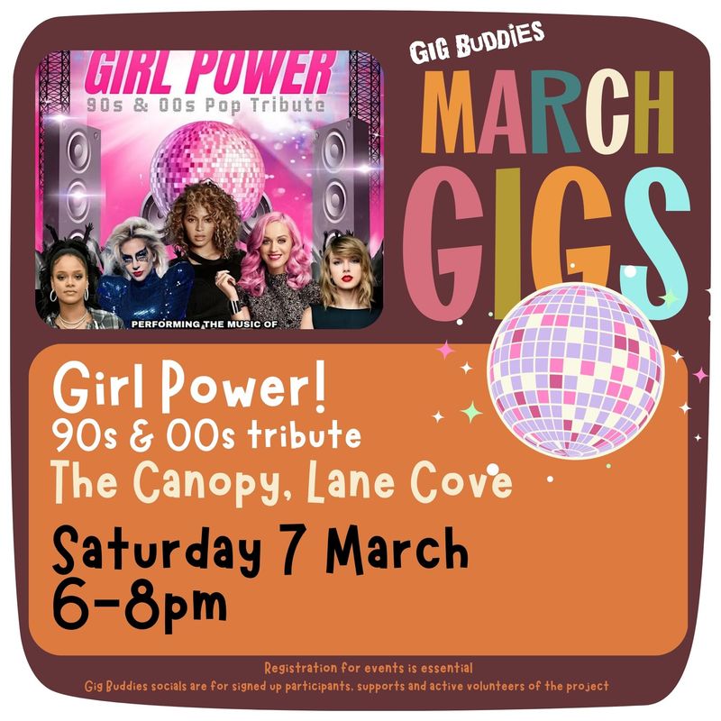 Girl Power! 90s and 00s Tribute Show @ The Canopy Lane Cove - Saturday 7 March