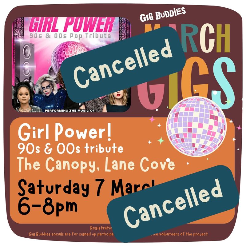 Girl Power! 90s and 00s Tribute Show @ The Canopy Lane Cove - Saturday 7 March