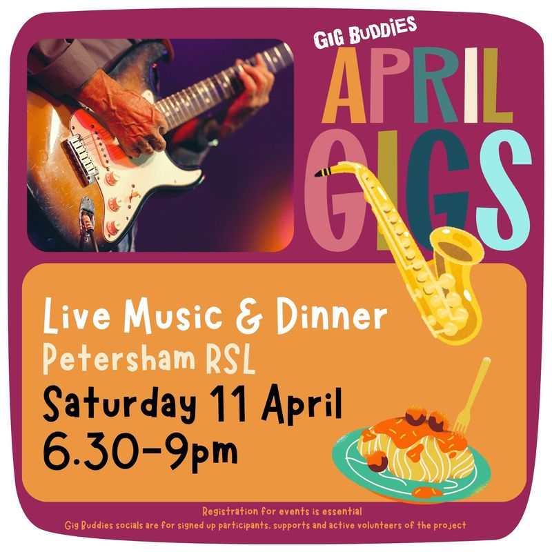Live Music and Dinner @ Petersham - Saturday 11 April