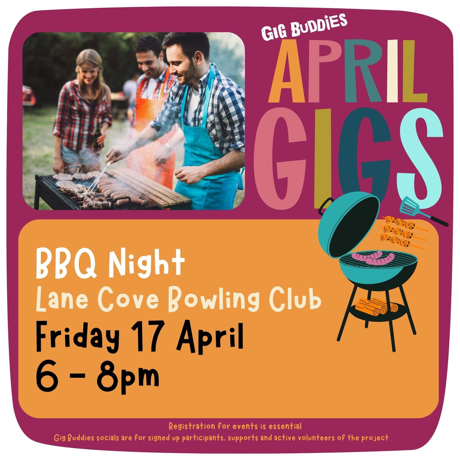 BBQ night @ Lane Cove - Friday 17 April