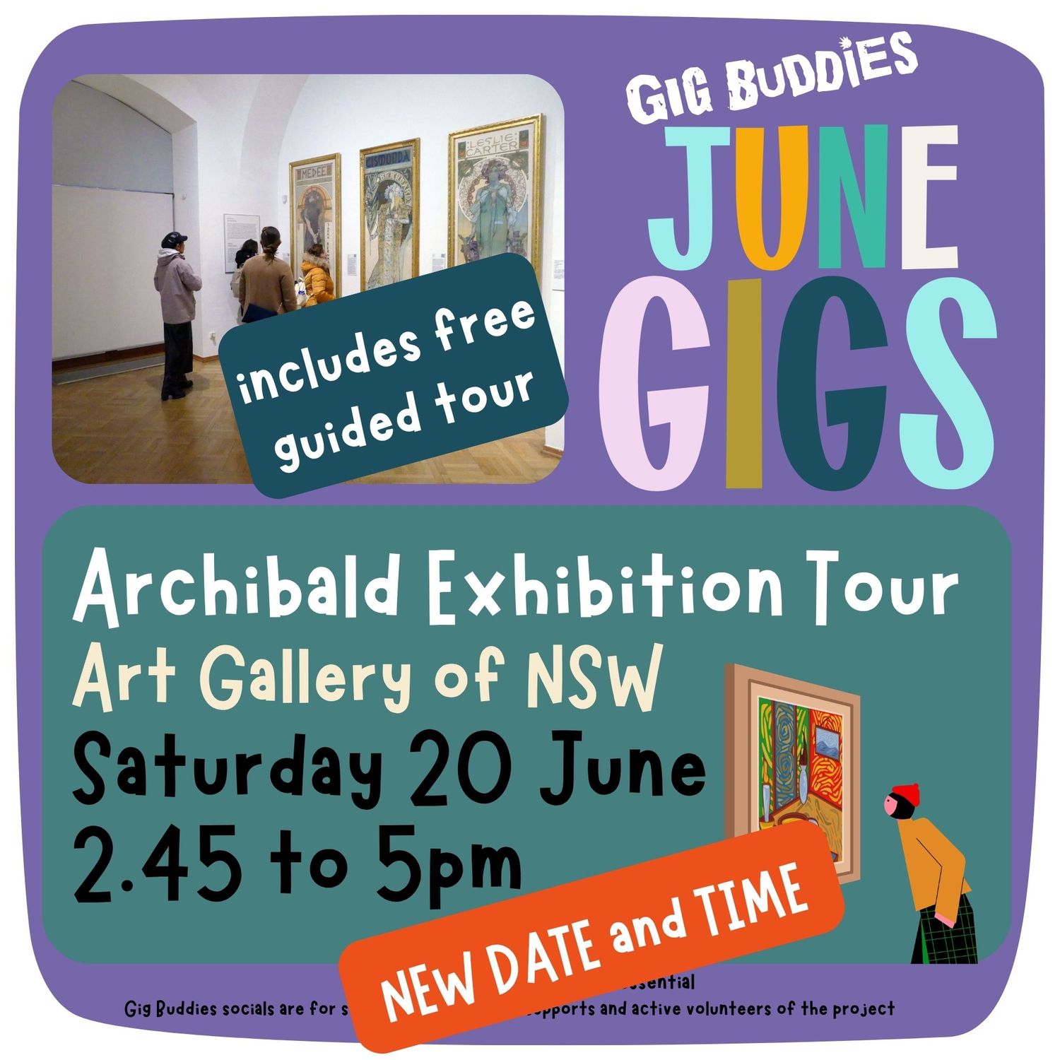 Art Buddies - Archibald Portrait Prize @ AGNSW - Saturday 20 June