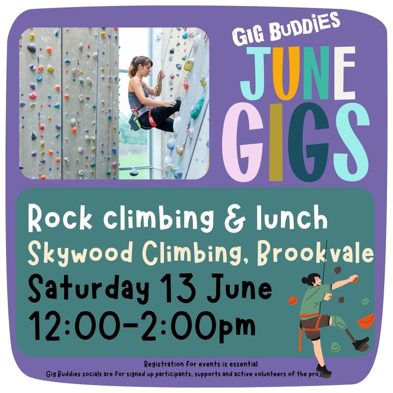 Rock climbing and lunch @ Brookvale - Saturday 13 June