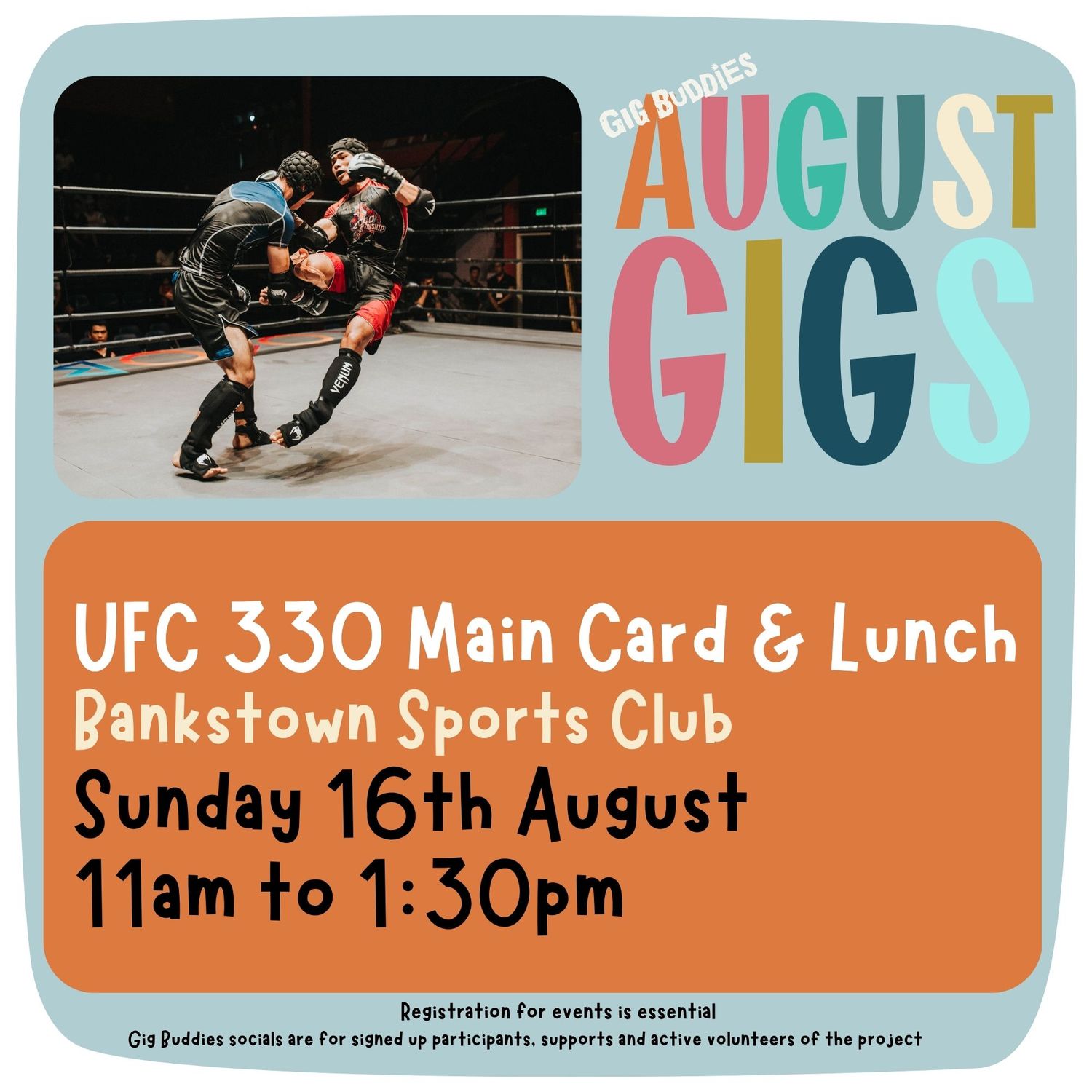 UFC 330 Main Card and lunch @ Bankstown Sports Club - Sunday 16 August