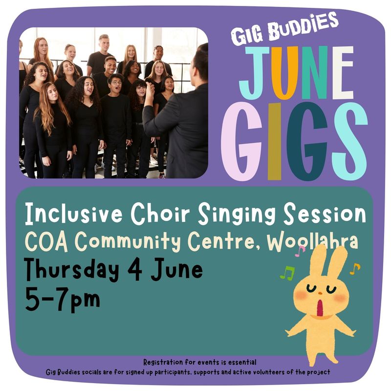 Inclusive Choir @ Woollahra - Thursday 4 June
