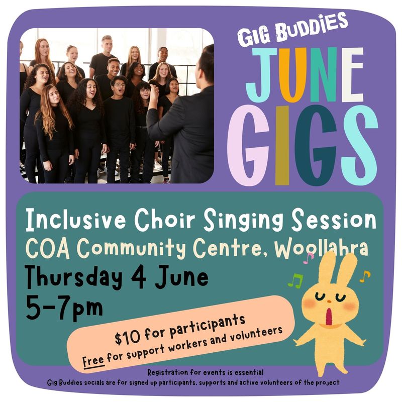 Inclusive Choir @ Woollahra - Thursday 4 June
