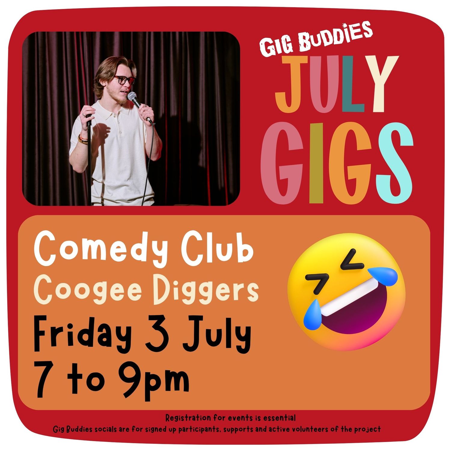 Comedy Club @ Coogee Diggers - Friday 3 July