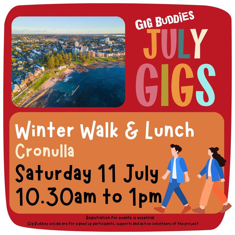 Winter walk and lunch @ Cronulla - Saturday 11 July