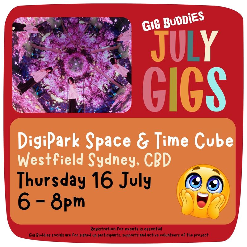DigiPark Space and Time Cube @ Westfield Sydney, CBD - Thursday 16 July