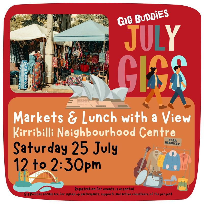 Markets &amp; lunch with a view @ Kirribilli - Saturday 25 July