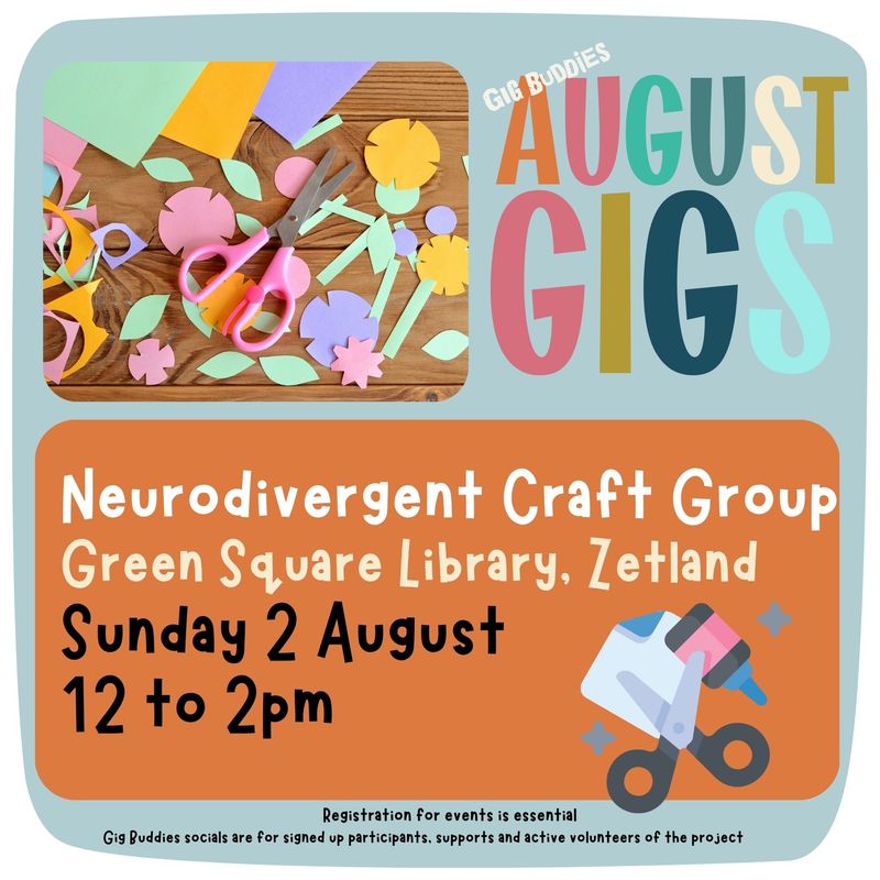 Neurodivergent​ Craft Group @ Green Square - Sunday 2 August