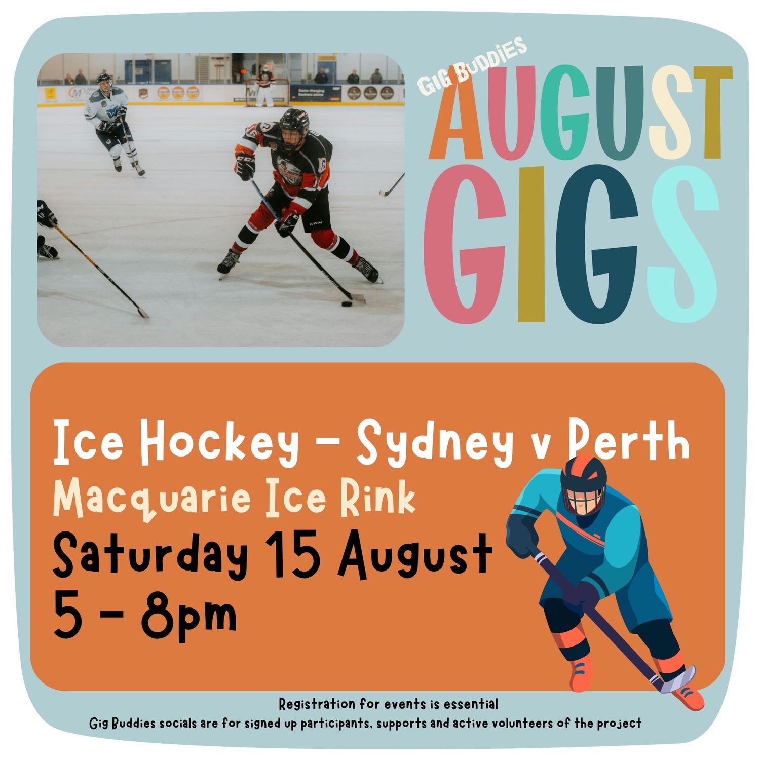 Ice Hockey @ Macquarie Ice Rink - Saturday 15 August