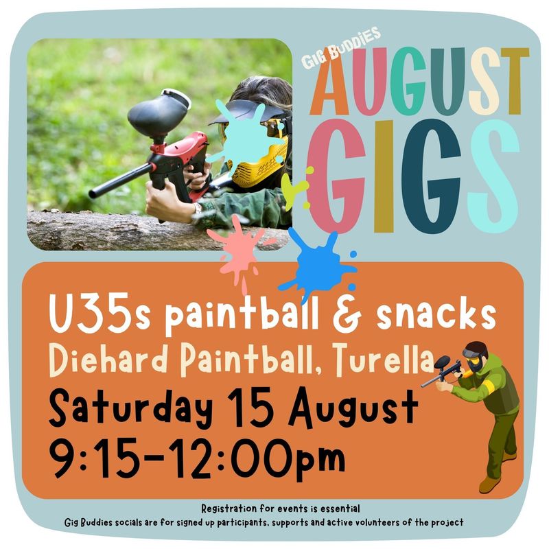 Under 35s paintball @ Turrella - Saturday 15 August