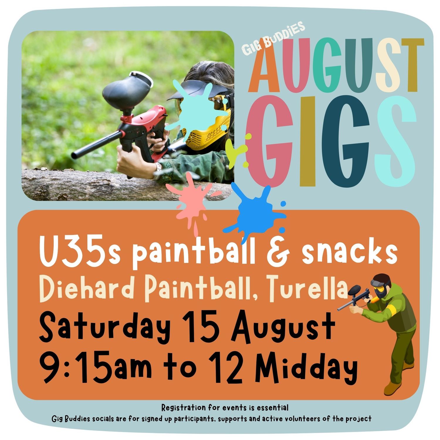 Under 35s paintball @ Turrella - Saturday 15 August
