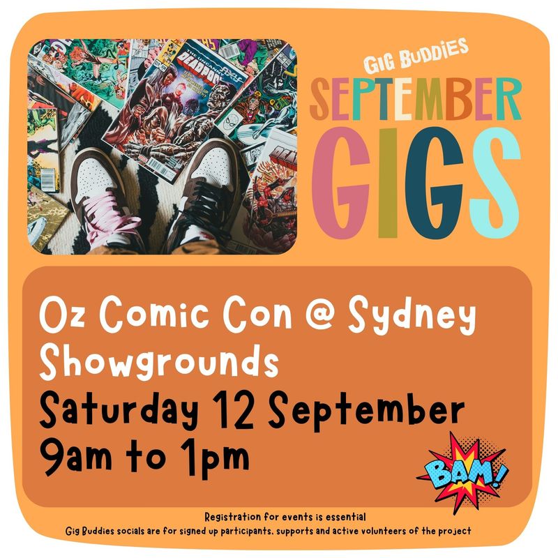 Oz Comic Con @ Sydney Showgrounds - Saturday 12 September