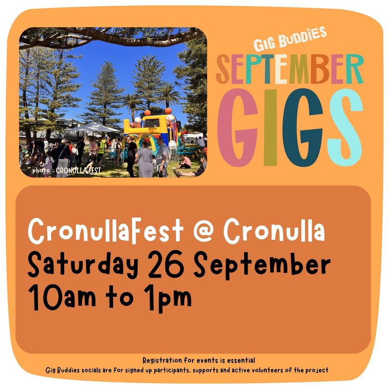 CronullaFest @ Cronulla - Saturday 26 September