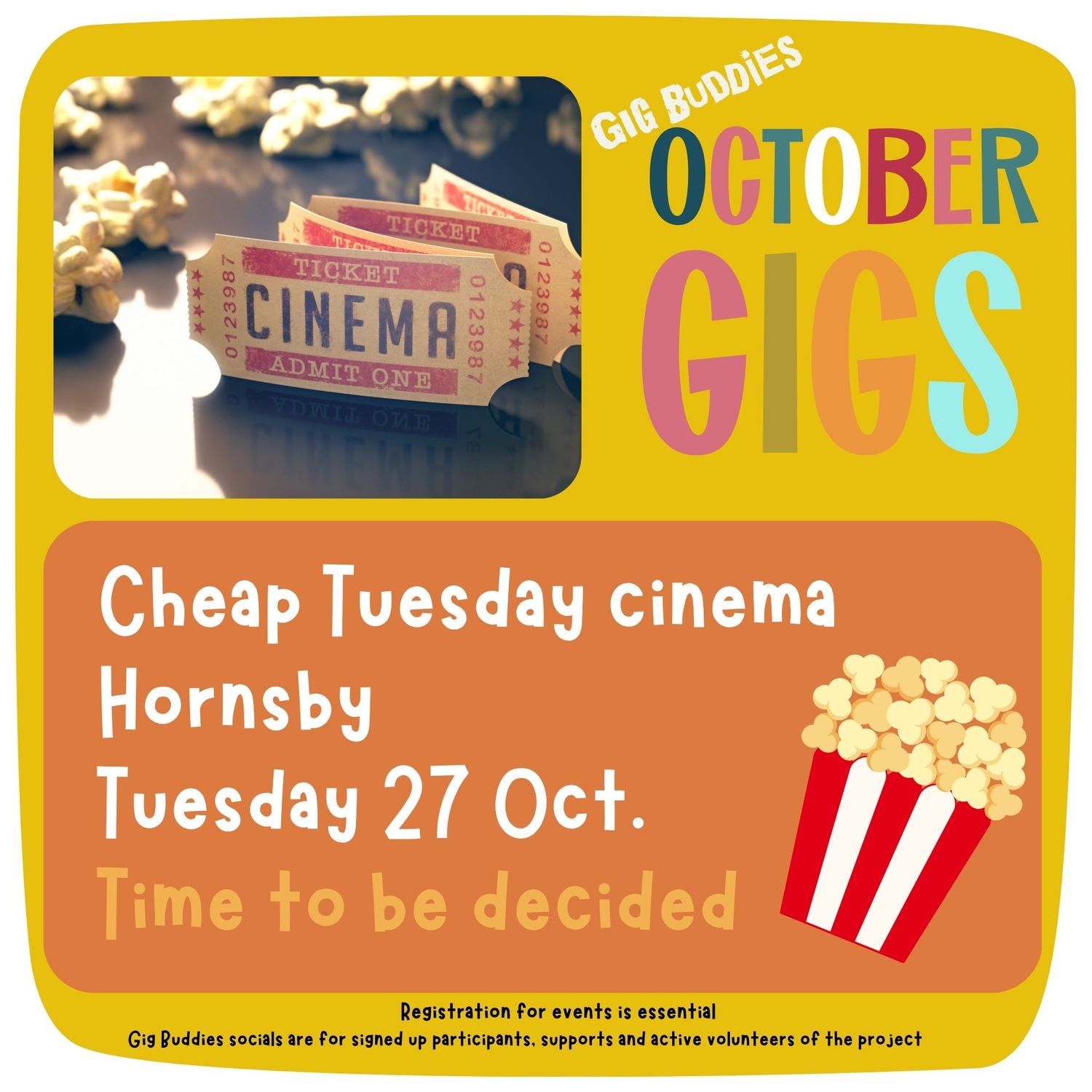 Cheap Tuesday cinema @ Hornsby - Tuesday 27 October