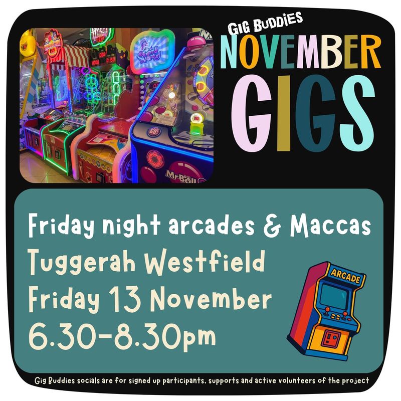 Friday night arcades and Maccas @ Tuggerah - Friday 13 November