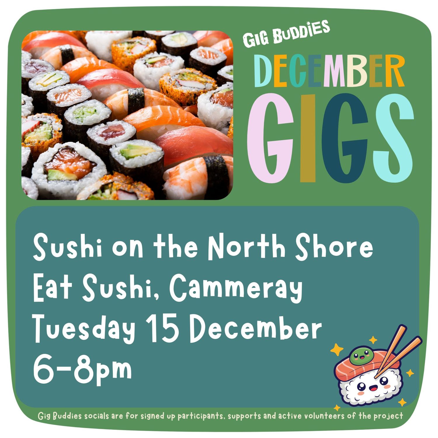 Sushi train @ Cammeray - Tuesday 15 December