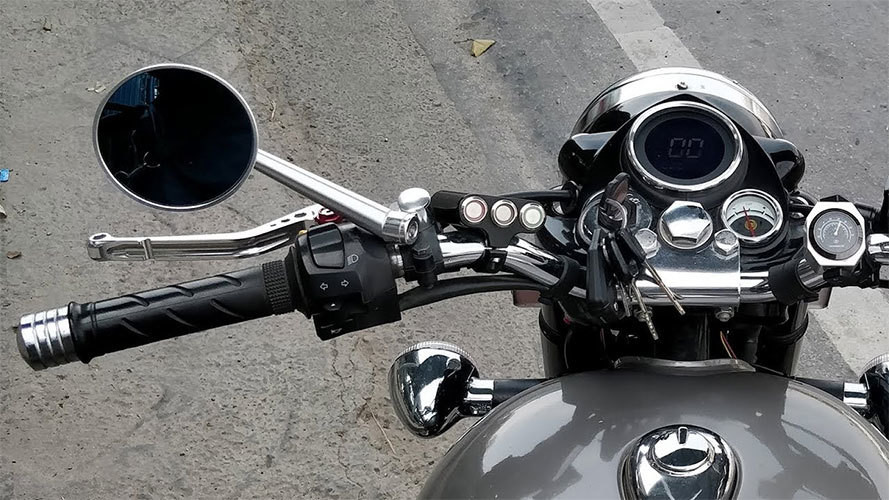 royal enfield classic 350 handle mirrors