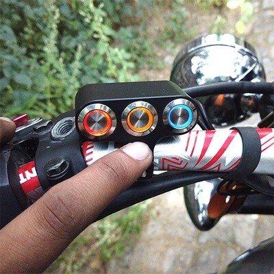 NEW 3 in 1 Motorcycle Handlebar Waterproof Switch (All working)