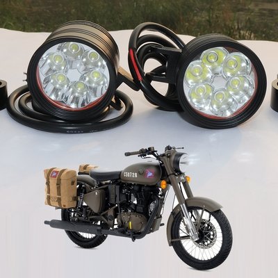 High power led fog lamp with low high and flasher - pair