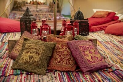 5 x Red coloured Cotton Indian Cushion Covers.
Elephant design.
40 x 40cm