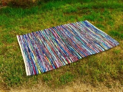 Cotton Recycled Rag Rugs 100 x 160cm