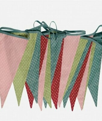 Cotton washable bunting. In stock!