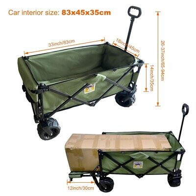 Camping/Garden/Festival Trolley. The perfect solution for carrying heavy objects and children around a festival! (Decorate with solar fairy lights)! In stock now!