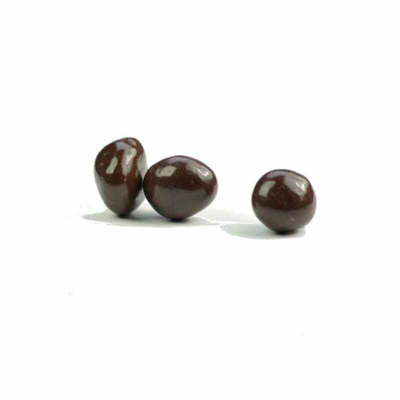 Koffiebonen in chocolade
