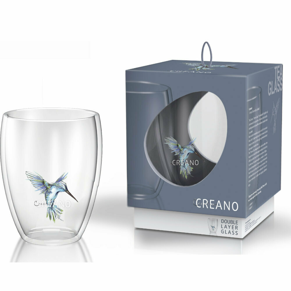 Creano Thermo Glas &#39;Hummi&#39;, Kies kleur: Blauw