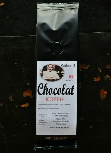 Chocolade koffiepoeder (gearomatiseerd) 125 gr