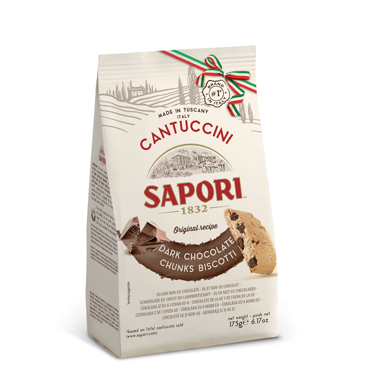 Sapori Dark Chocolate cantuccini