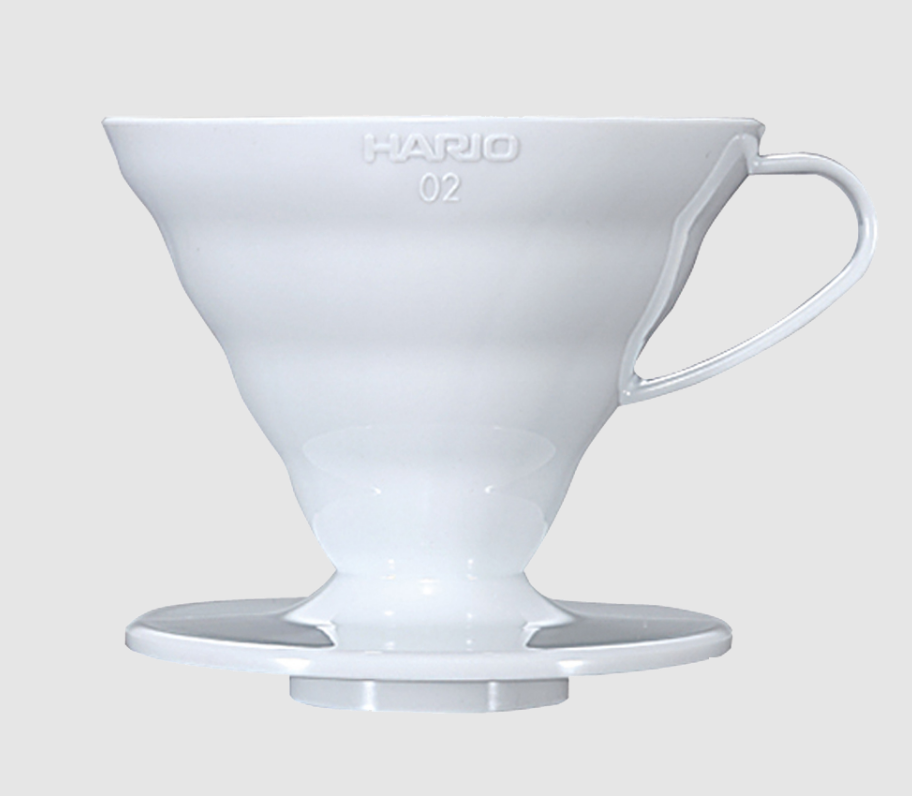 Hario V60 plastic dripper wit
