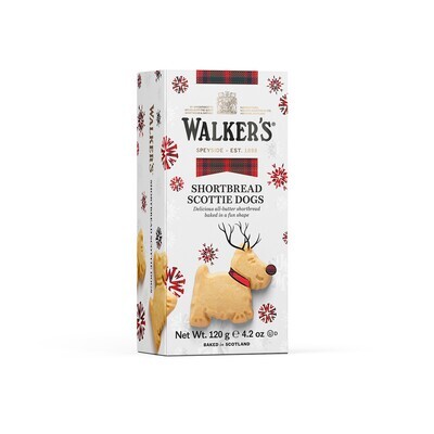Walkers festive scottie dogs 120 gr