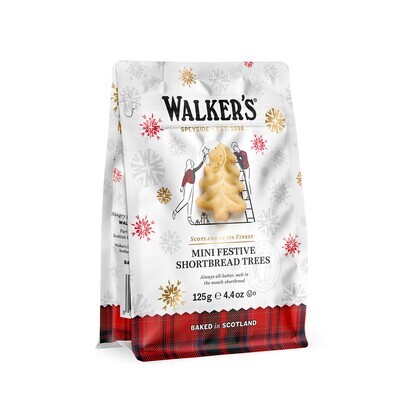 Walkers shortbread festive christmas trees 125 gr
