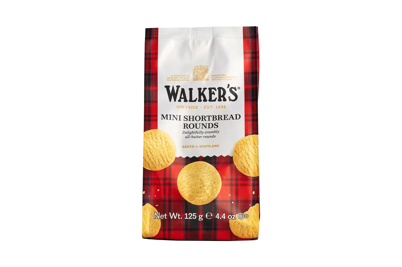 Walkers Mini Shortbread Rounds 125gr