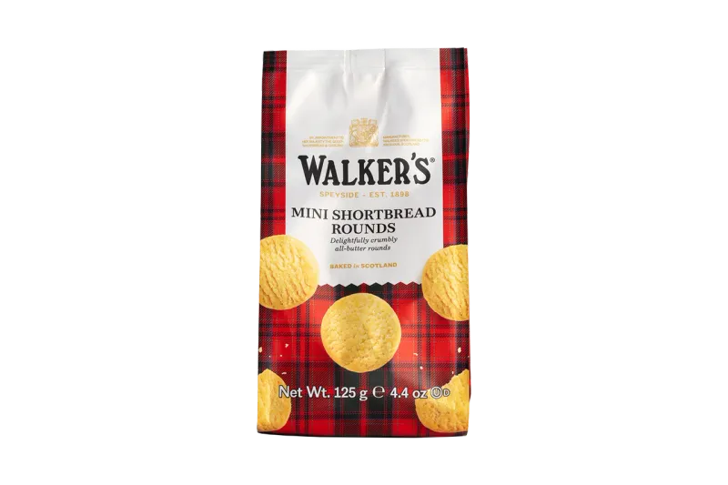 Walkers Mini Shortbread Rounds 125gr