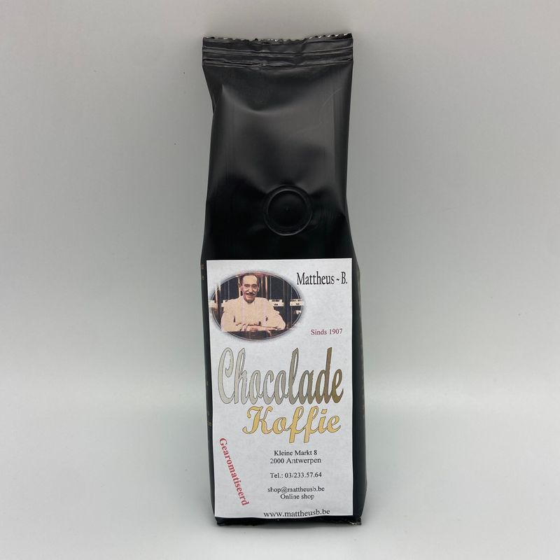 Chocolade koffiepoeder (gearomatiseerd) 125 gr Chocolade koffiepoeder (gearomatiseerd) 125 gr
