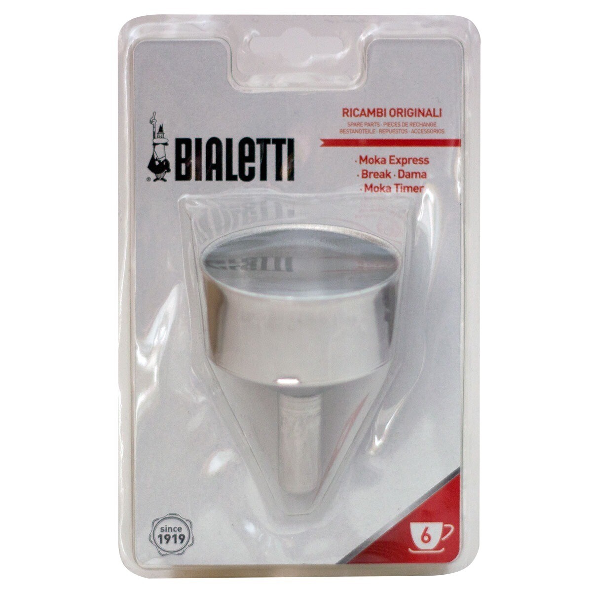 Bialetti Moka Express Trechter, Kies Maat: 3 tas