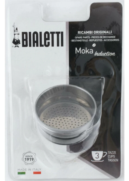 Bialetti Moka induction Trechter, Kies Maat: 3 tas