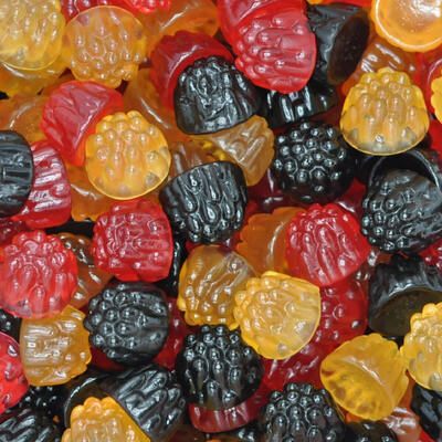 Gekleurde Braambessen Gekleurde Braambessen