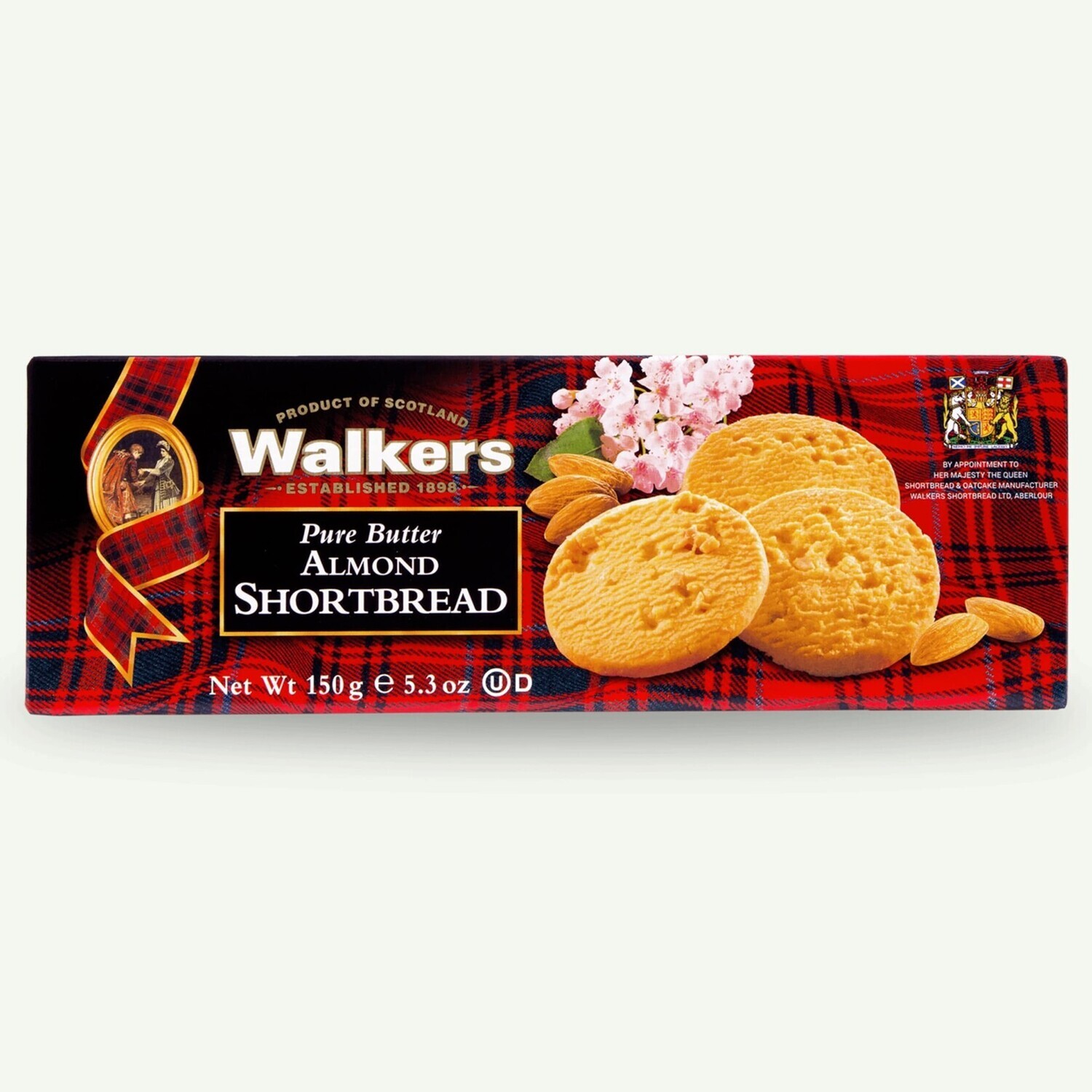 Walkers Almond Shortbread 150gr