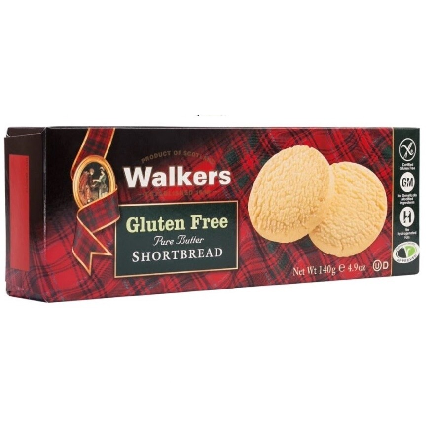 Walkers GLUTENFREE Butter Shortbread 140GR
